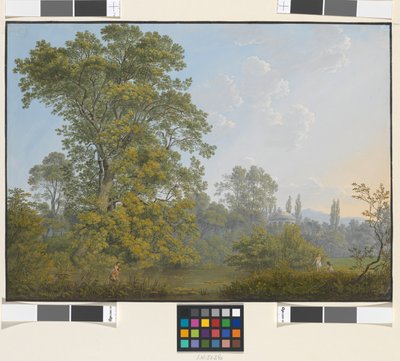 Ideal Landscape with Faun and Nymphs by Jakob Alt