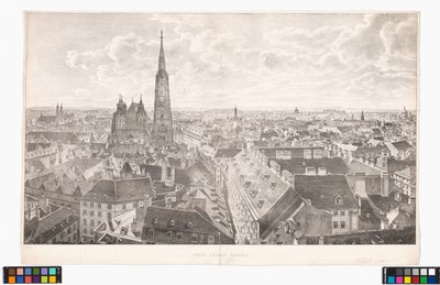 Panorama of Vienna to the East, from St. Peter