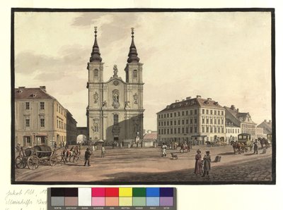 Parish Church Mariahilf by Jakob Alt