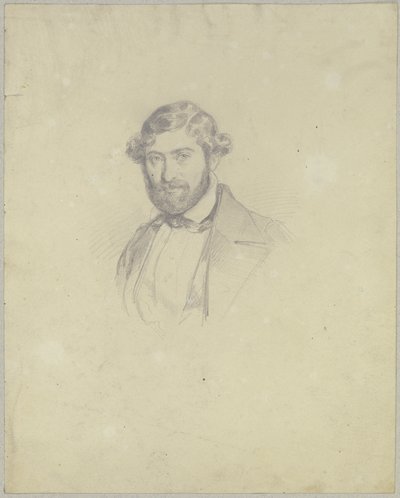 Portrait of the Musician Dresel from Geisenheim by Jakob Becker