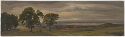 Evening Meadow Landscape by Jakob Becker