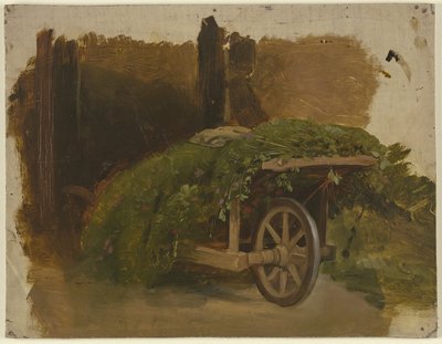 Cart Loaded with Cut Grass by Jakob Becker