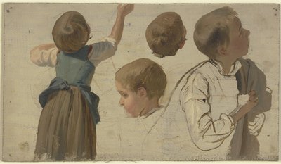 Studies of a Child by Jakob Becker