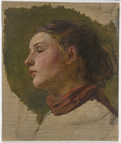 Young Woman by Jakob Becker