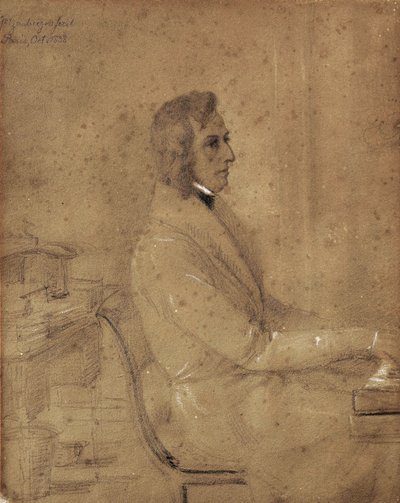 Fryderyk Chopin at the Piano by Jakob Götzenberger