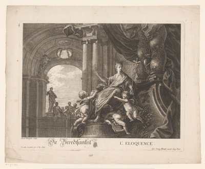 Allegory of Eloquence by Jakob Wangner