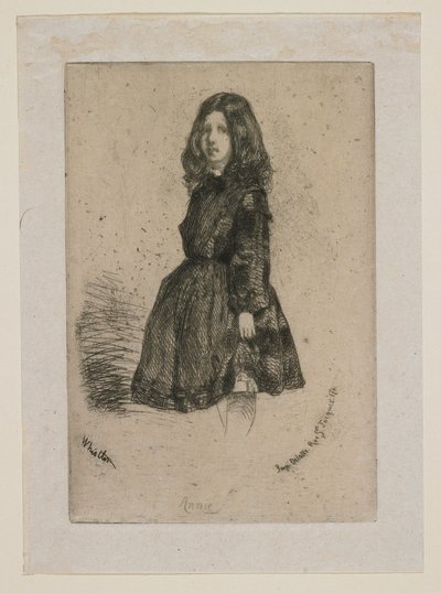 Annie from Twelve Etchings from Nature by James Abbott McNeill Whistler