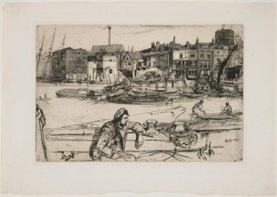 Black Lion Wharf by James Abbott McNeill Whistler