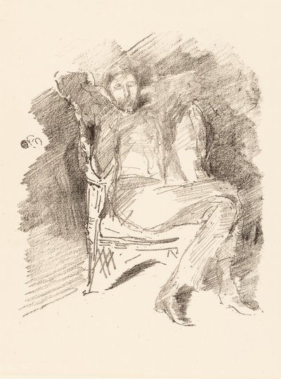 Firelight: Joseph Pennell No. 1 by James Abbott McNeill Whistler