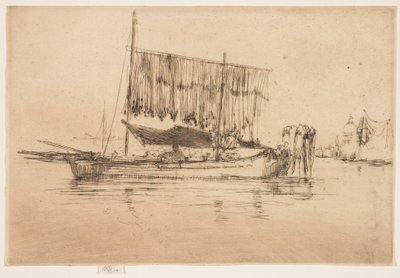 Fishing-Boat from The Second Venice Set by James Abbott McNeill Whistler