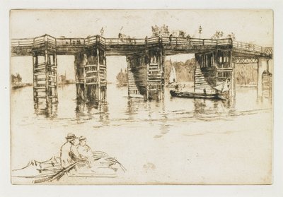 Old Putney Bridge by James Abbott McNeill Whistler