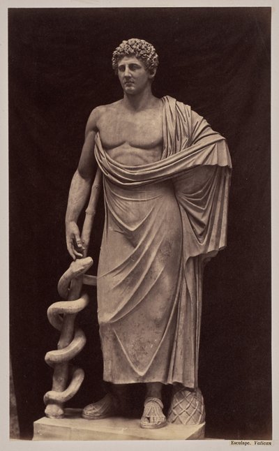 Aesculapius. Vatican by James Anderson