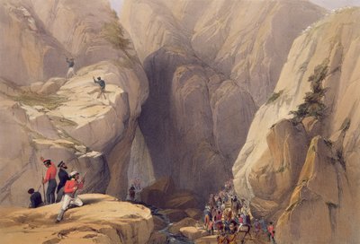 Entrance to the Kojak Pass from Parush, from 