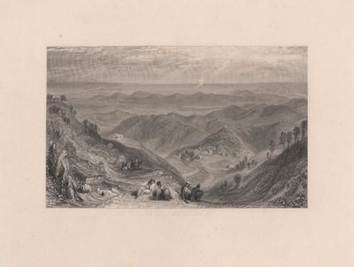 Mussooree and the Dhoon from Landour by James Baylis Allen