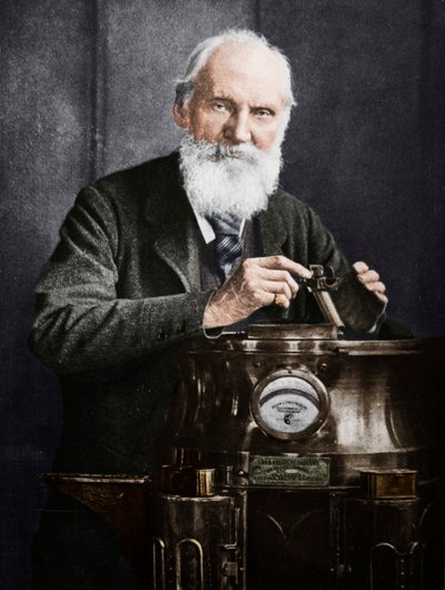 Lord Kelvin with His Compass, 1902 by James Craig Annan