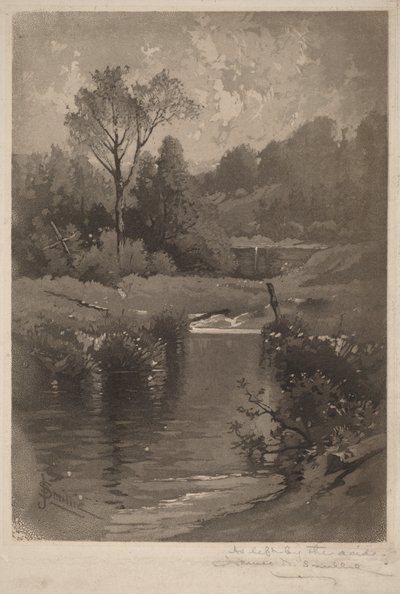 An Old Dam Near Montrose by James David Smillie