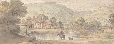 Fording the Stream in a Mountain Valley by James Duffield Harding