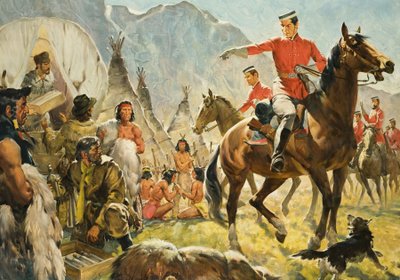 Mounties and Indians by James Edwin McConnell