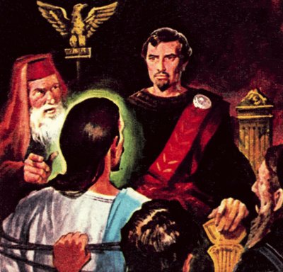Pontius Pilate in Judgment over Jesus Christ by James Edwin McConnell