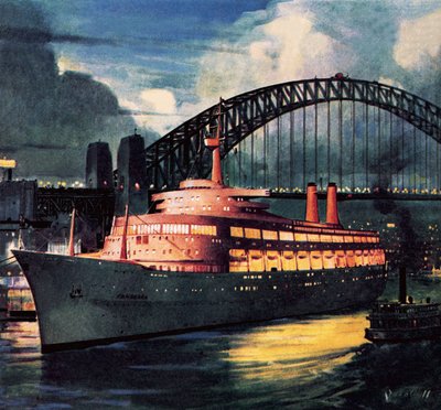 SS Canberra by James Edwin McConnell