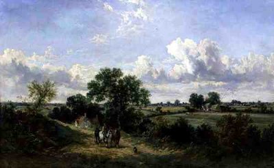 Returning Home from Harvesting, Suffolk by James Edwin Meadows