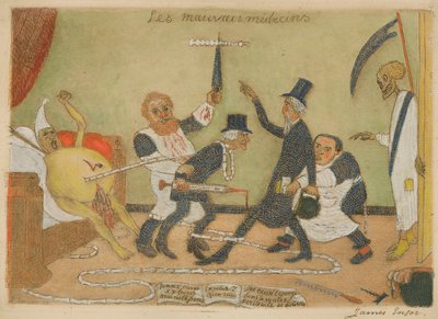 The Bad Doctors by James Ensor