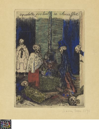 Skeletons Trying to Warm Themselves by James Ensor