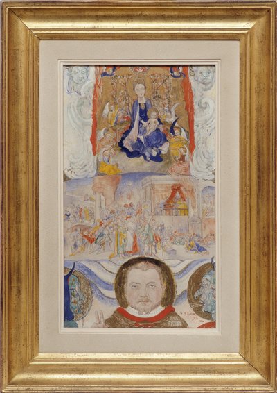 Portrait of Eugene Demolder by James Ensor