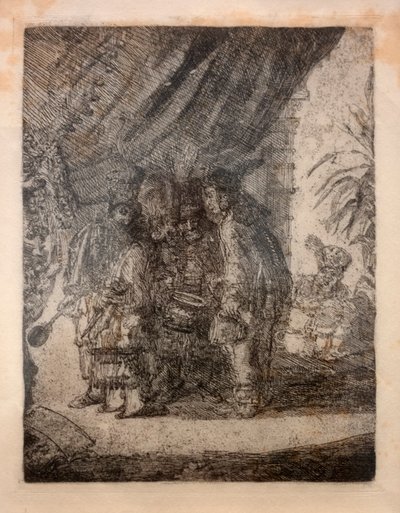 Iston, Pouffamatus, Cracozie and Transmouffe, Famous Persian Physicians, Examining the Stool of Darius After the Battle of Arabela by James Ensor