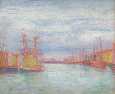 Ostend Harbour by James Ensor