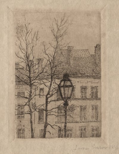 The Street Lamp by James Ensor