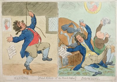 Hanging and Drowning, or Fatal Effects of the French Defeat by James Gillray