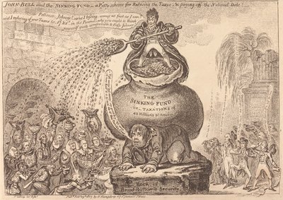 John Bull and the Sinking Fund by James Gillray
