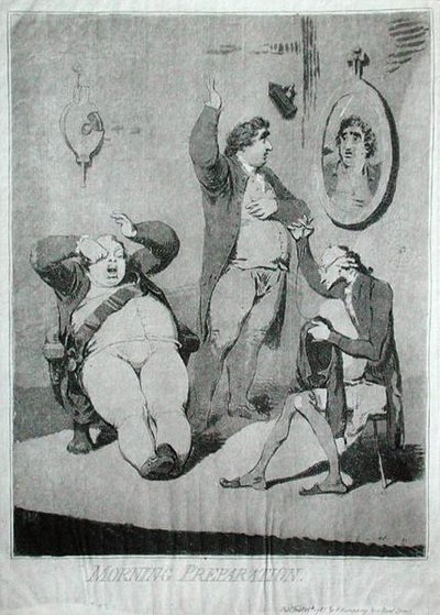 Morning Preparation by James Gillray