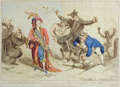Sublime Oration: A Display of It by James Gillray