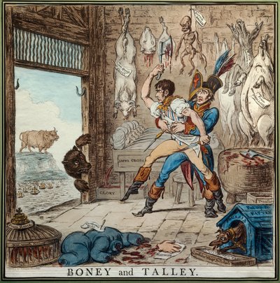 Talleyrand and Bonaparte by James Gillray