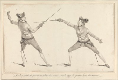 De la Parade de Quarte au Dehors des Armes sur le Coup de Quarte hors des Armes by James Gwin
