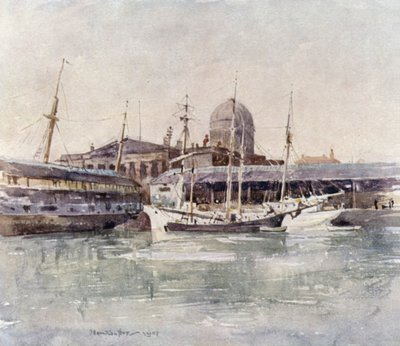 Custom House from the Salthouse Dock by James Hamilton Hay