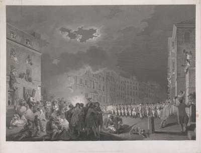 The Riot in Broad Street on the Seventh of June 1780 by James Heath