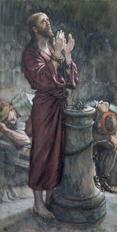 Jesus in Prison, illustration for The Life of Christ by James Jacques Joseph Tissot