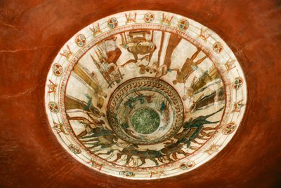 A tomb mural features chariots that were common at Thracian funerals by James L Stanfield