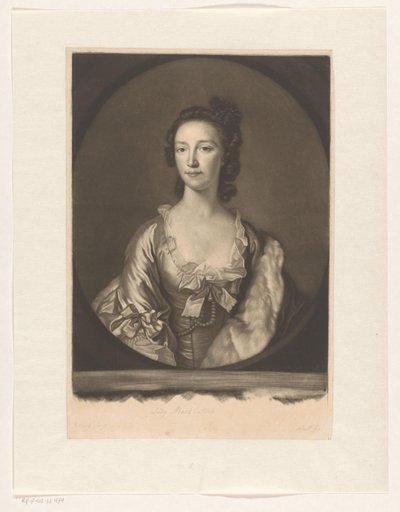 Portrait of Anne Farquharson-MacKintosh by James McArdell