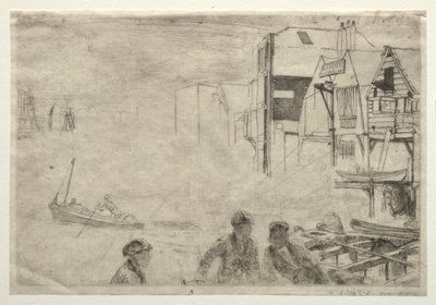 A Wharf by James McNeill Whistler