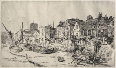 "Adam and Eve" Tavern, Old Chelsea by James McNeill Whistler