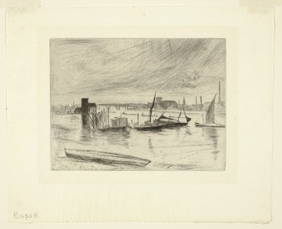 Battersea Dawn (Cadogan Pier) by James Abbott McNeill Whistler
