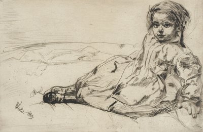 Bibi Valentin by James McNeill Whistler