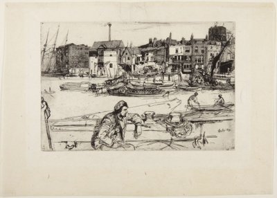 Black Lion Wharf by James McNeill Whistler