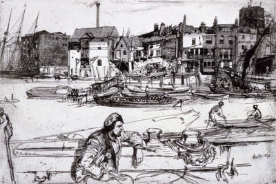 Black Lion Wharf by James McNeill Whistler