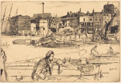 Black Lion Wharf by James McNeill Whistler