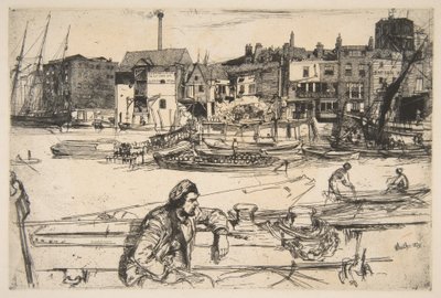 Black Lion Wharf by James McNeill Whistler